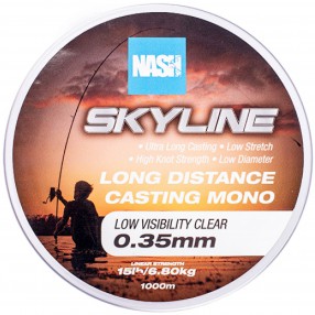 Żyłka Nash Skyline Mono Low Visibility Clear 8lb/0.26mm 1000m