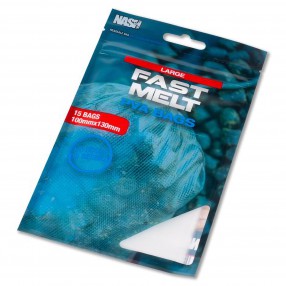 Woreczki Pva Nash Fast Melt Pva Bags Large Rozmiar 130 X 100mm