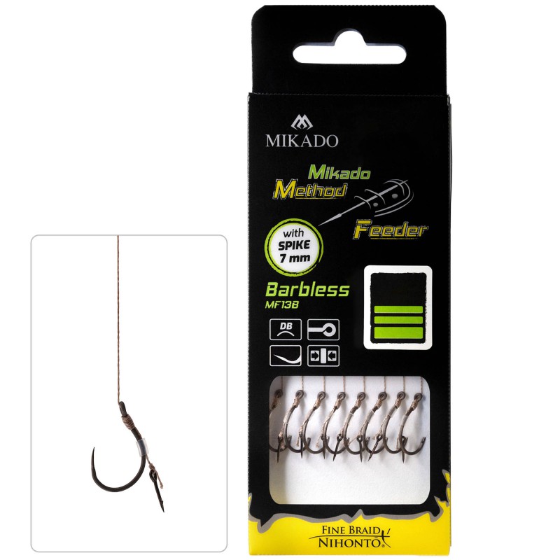 Przypony Mikado Mf Z Igłą Bezzadziorowe Mf138 - 8/0.14mm/10cm