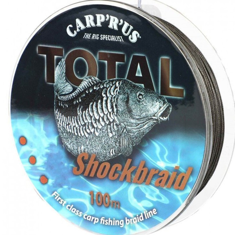 Plecionka Strzałowa Carp'R'Us Total Shock Braid 0,30mm 100m