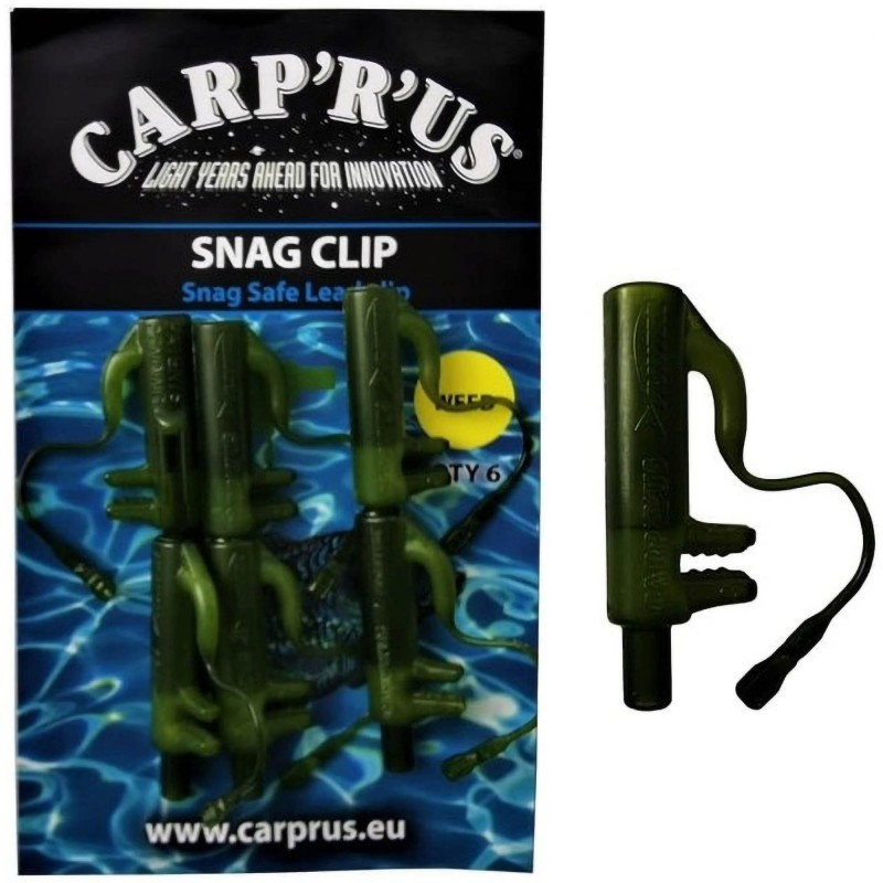 Bezpieczy Klips Carp'R'Us Snag Clip Green