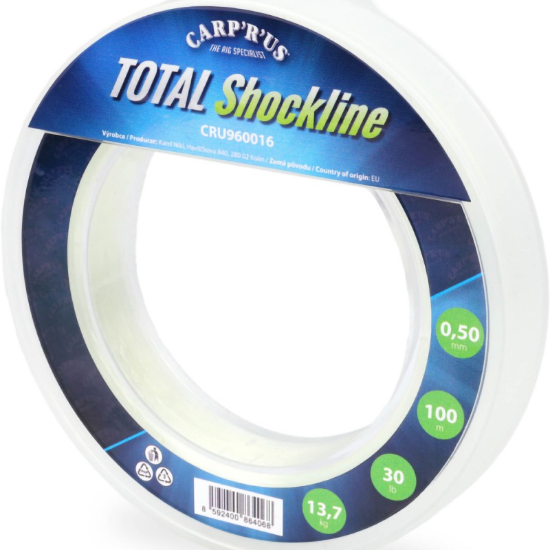 Żyłka Strzałówka Carp'R'Us Total Schockline Clear 0.40mm 100m