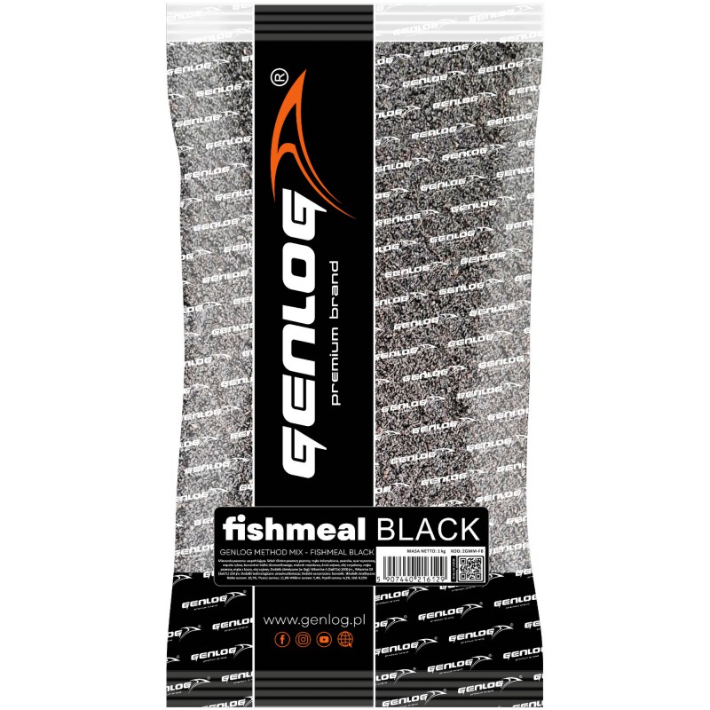 Zanęta Genlog Method Mix - Fishmeal Black 1kg