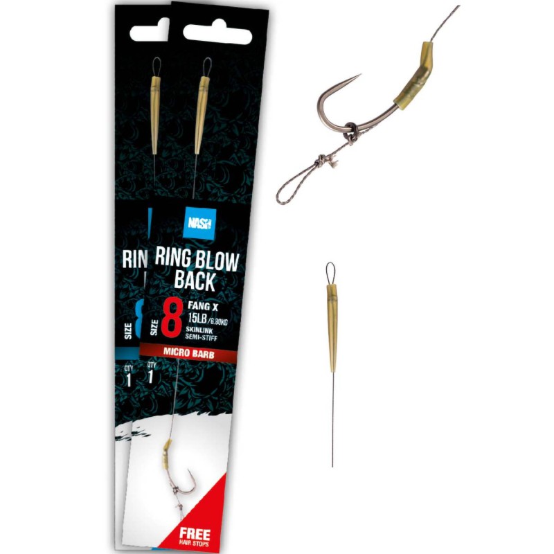 Przypon Nash Ring Blow Back Rig Barbless - 6