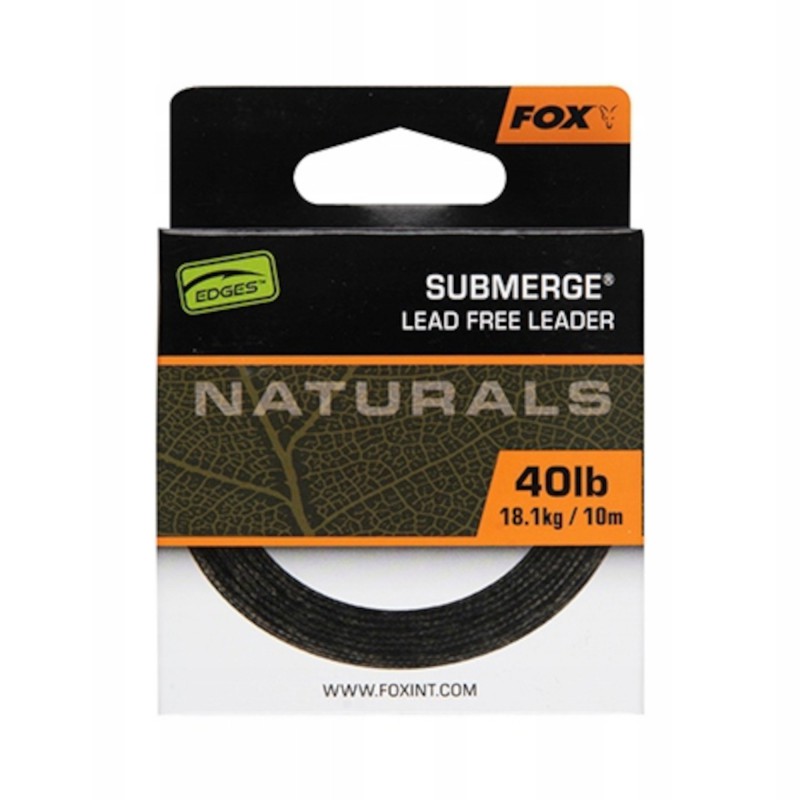 Leadcore Naturals Submerge Leader x10m 40lb/18.1kg