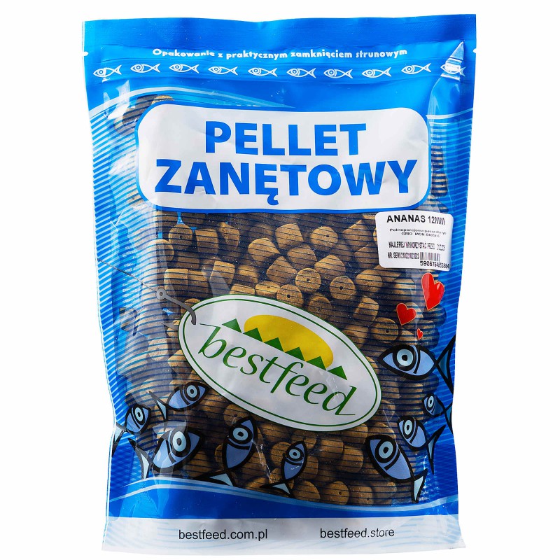 Pellet Bestfeed Ananas 12mm 800g