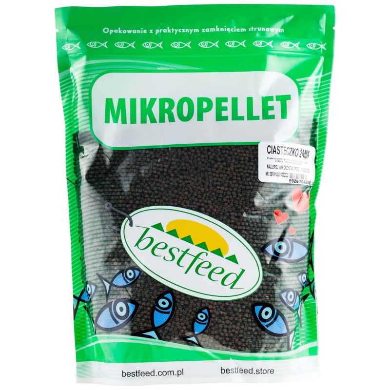 Mikropellet Bestfeed Ciasteczko 2mm 800g