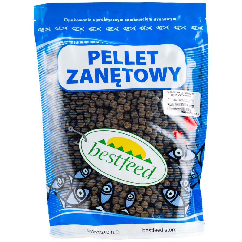 Pellet Bez Otworu Bestfeed Ciasteczko 8mm 800g