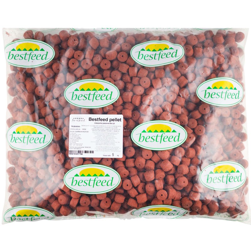 Pellet Bestfeed Truskawka 18mm 5kg