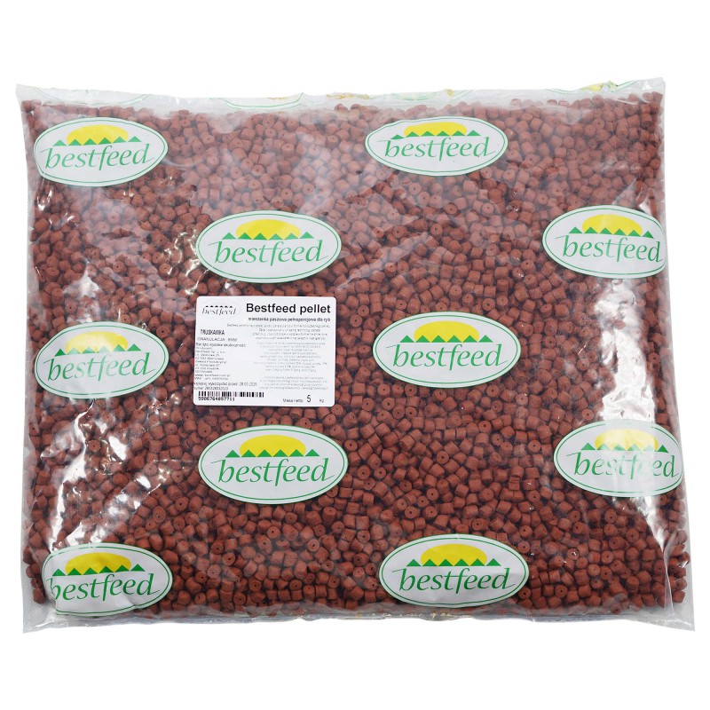 Pellet Bestfeed Truskawka 8mm 5kg