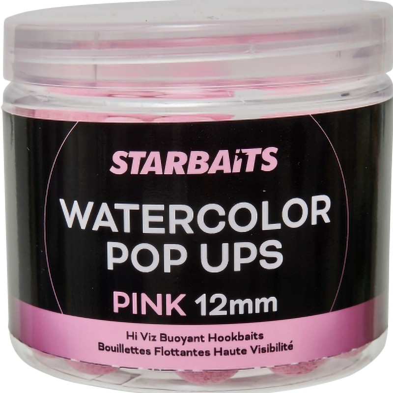 Kulki Starbaits Watercolor Pop Ups Pink 12mm 70g