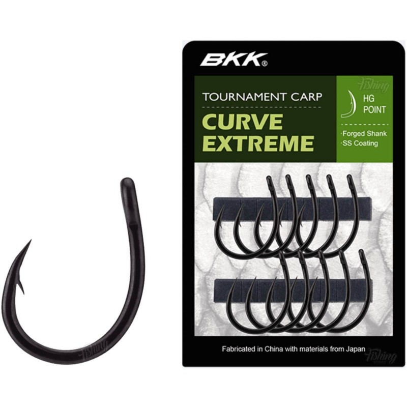 Haczyki Karpiowe BKK Curve Extreme - 6