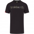 Koszulka Trakker CR Logo T-Shirt Black Camo - Small