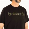 Koszulka Trakker CR Logo T-Shirt Black Camo - Small