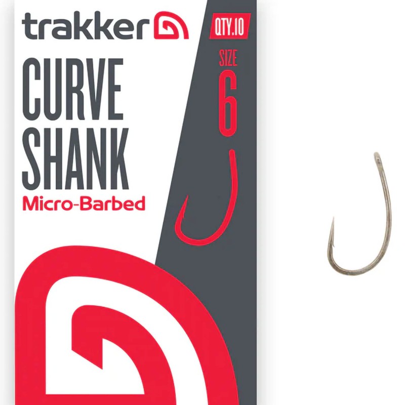 Haczyki Trakker Curve Shank Hooks Micro Barbed - 6