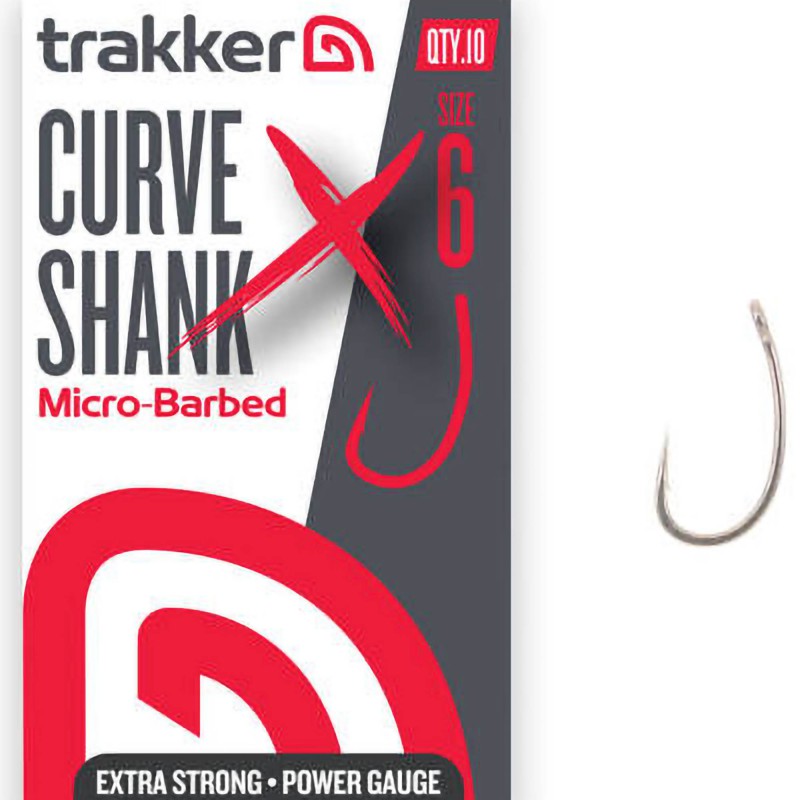 Haczyki Trakker Curve Shank XS Hooks Micro Barbed - 4