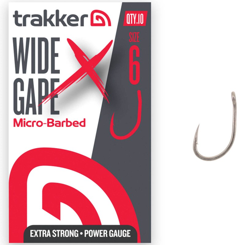 Haczyki Trakker Wide Gape XS Hooks Micro Barbed - 4