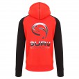 Bluza Z Kapturem Guru Hoodie Red/Black - S