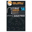 Haczyki Guru F1 Barbless Pellet - 16