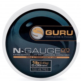 Żyłka Guru N-Gauge Pro 100m - 0.08mm / 1lb